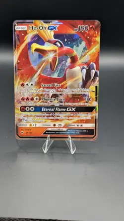Ho-Oh GX 21/147 Holo Rare GX Burning Shadows Pokemon Near Mint - Image 1