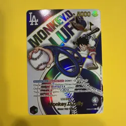 Monkey.D.Luffy (010) (Dodgers x ONE PIECE) EB02-010 One Piece Promotion Card - Image 1