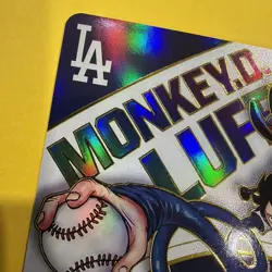 Monkey.D.Luffy (010) (Dodgers x ONE PIECE) EB02-010 One Piece Promotion Card - Image 5