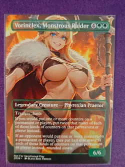 Vorinclex Monstrous Raider MTG Fan Art Anime Test Card - Image 1