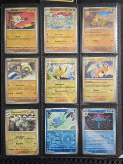Pokemon 151 Reverse Holo Lot Of 78 Cards *NO DUPLICATES* Includes Binder - Image 4