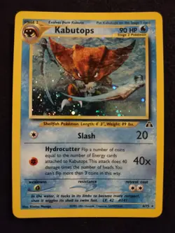 Kabutops 6/75 Unlimited Pokemon Trading Card Game Neo Discovery Near Mint TCG NM - Image 1