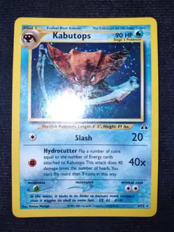 Kabutops 6/75 Unlimited Pokemon Trading Card Game Neo Discovery Near Mint TCG NM - Image 2