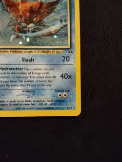 Kabutops 6/75 Unlimited Pokemon Trading Card Game Neo Discovery Near Mint TCG NM - Image 5