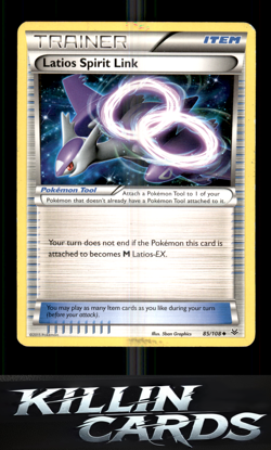 Latios Spirit Link 85/108 Pokemon Uncommon XY - Roaring Skies Card LP - Image 1
