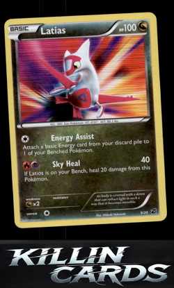 Latias 9/20 Pokemon Holo Rare Dragon Vault Card LP - Image 1