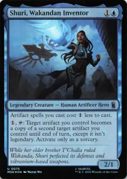 Shuri, Wakandan Inventor 75 Marvel Super Heroes MTG Foil NM/M - Image 1