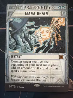 Mana Drain Outlaws of Thunder Junction: Breaking News Regular - Image 1