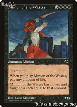 EN Minion of the Wastes 146 Tempest Rare LP - Image 1