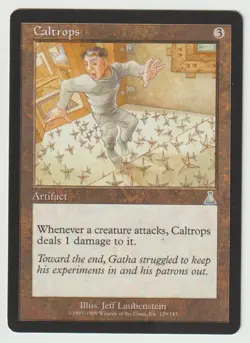 Magic the Gathering MTG Urza's Destiny #129 Caltrops Artifact Uncommon LP - Image 1