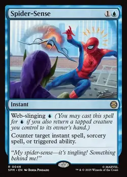 Spider-Sense NonFoil Marvel's Spider-Man 46 NM MTG - Image 1