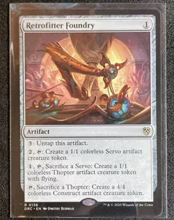 Magic: The Gathering (MTG) Retrofitter Foundry Commander: Aetherdrift DRC R0136 - Image 1