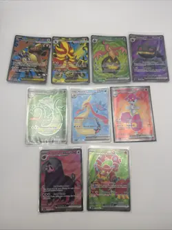 Full Art Ex Pokemon Cards x 9 Bundle Lot - Mega Kangaskhan Pyroar Ultra Rares - Image 1
