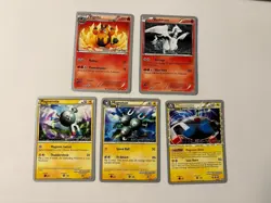David Cohen World Championship 5 Card Lot LP Pokemon TCG Cards Reshiram and more - Image 1