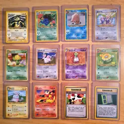 Vintage Pokemon WOTC Lot | Neo Genesis Gym Fossil Rocket Japanese | 171 NM cards - Image 1