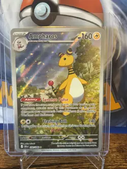 Ampharos 090/086 Illustration Rare ME: Chaos Rising Pokemon TCG - NM - Image 1