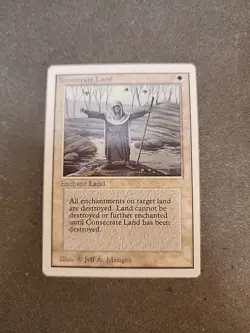 MTG ⭐ Consecrate Land ⭐ Unlimited Edition ⭐ Vintage Legacy NM - Image 1