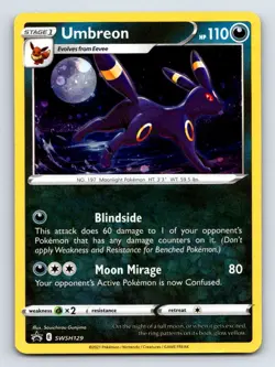 Umbreon SWSH129 Holo Promo Sword & Shield Promo Pokemon Lightly Played - Image 1