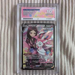 ACE 10 Sylveon V Brilliant Stars TG14/TG30 Pokemon Graded Card - Image 1