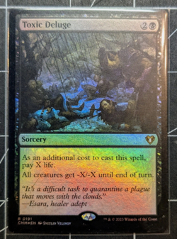 MTG Commander Masters (CMM) Rare FOIL Toxic Deluge 191 - Image 1