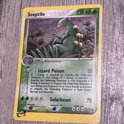 Pokemon TCG Sceptile Rare Holo Card 11/109 Ruby & Sapphire LP - Image 1