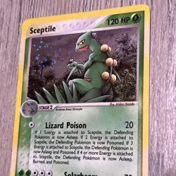 Pokemon TCG Sceptile Rare Holo Card 11/109 Ruby & Sapphire LP - Image 2