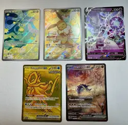 Pokemon Card Lot Budew Eevee Mewtwo V Walking Wake ex Great Tusk ex NM - Image 1