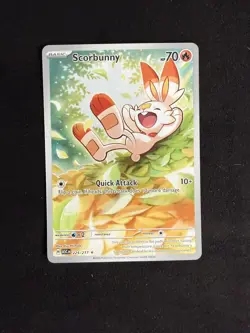 Scorbunny Illustration Rare 225/217 Pokemon TCG: Ascended Heroes - Image 1