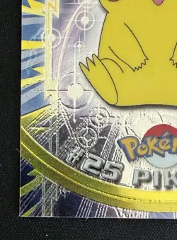 2000 Topps Chrome Pikachu #25 Chrome Pokemon TV Animation Edition NM - Image 5
