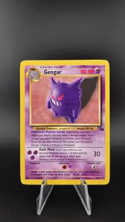 Pokemon TCG Gengar Fossil 20/62 Non-Holo Rare, LP Condition - Image 1