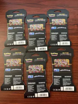 Pokemon Pitch Black Sleeved Booster Pack x1 - Image 2
