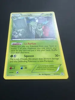 Pokemon Roserade Dragons Exalted 15/124 Non-Holo - Image 2