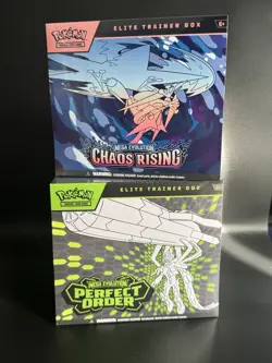 Pokemon TCG Chaos Rising Elite Trainer Box ETB + Pokemon TCG Perfect Order ETB - Image 3