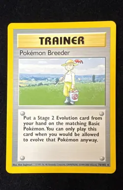 Pokemon Breeder [1999-2000] - Base Set - 76/102 - Pokemon TCG - LP - Image 1