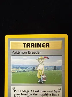 Pokemon Breeder [1999-2000] - Base Set - 76/102 - Pokemon TCG - LP - Image 2