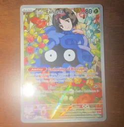 Pokemon Erika's Tangela Illustration Rare Holo English 218/217 PSA 10 Contender - Image 1