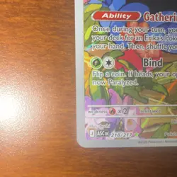 Pokemon Erika's Tangela Illustration Rare Holo English 218/217 PSA 10 Contender - Image 5