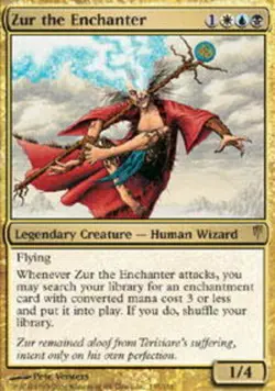 1x Zur the Enchanter Heavy Play MTG Magic - Kid Icarus - - Image 1