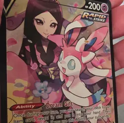 Pokemon Co. Sylveon V Rapid Strike Holo Basic 200 HP Rare Sword & Shield Eng - Image 2