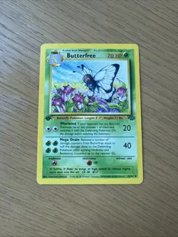 Pokemon TCG 1st Edition Butterfree 33/64 Jungle Regular 1999 WOTC - Image 1