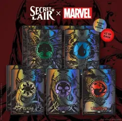 Secret Lair x Marvel's Spider-Man Mana Symbiote Raised Foil Edition preorder - Image 1