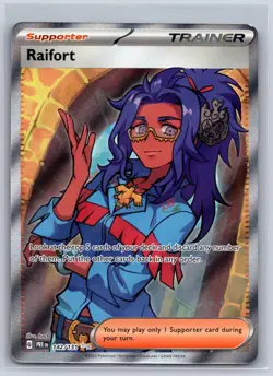 Raifort 142/131 Holo Ultra Rare Prismatic Evolutions Pokemon Near Mint - Image 1