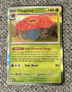 Vileplume - 045/165 - Holo Rare - Scarlet & Violet: 151 - Pokemon TCG - Image 1