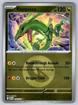 Rayquaza (Energy Symbol Pattern) 153/217 Ascended Heroes Pokemon Reverse Holo NM - Image 1