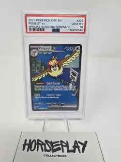 2023 PSA 10 Pokemon Pidgeot ex 225/197 SV03: Obsidian Flames SIR - Image 1