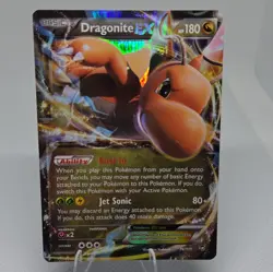 Pokemon Dragonite EX Full Art Ultra Rare Holo 74/111 XY Furious Fists 180 HP - Image 1