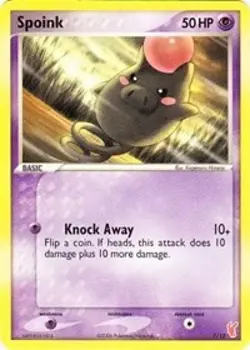 Pokemon TCG Spoink - 7/12 / English / Lightly Played - Image 1