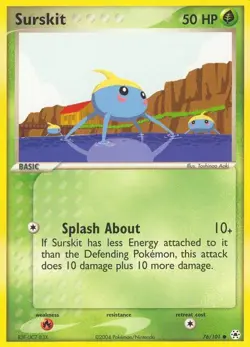 Surskit - 76/101 / English / Moderately Played Pokemon TCG - Image 1