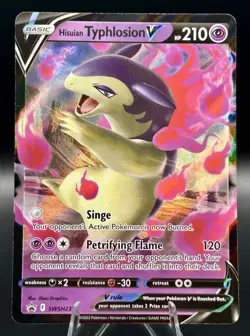 Hisuian Typhlosion V SWSH237 Holo Sword & Shield Promo Pokemon TCG Near Mint - Image 1