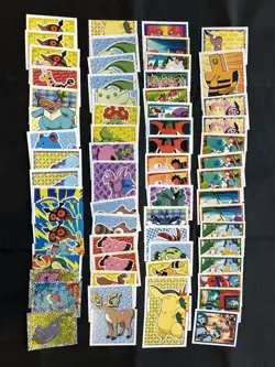 2001 Merlin Pokemon Series 3 Sticker Lot - LP (220 Total) Lugia - Image 4